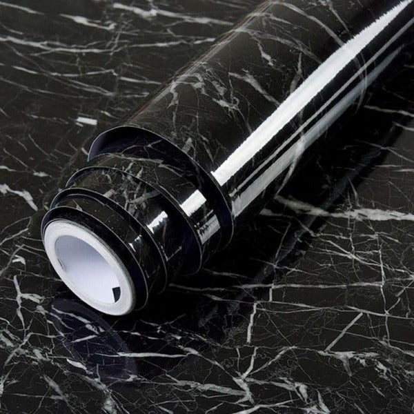 Self-Adhesive Marble Sheet for Kitchen & Home – Anti Oil & Heat Resistant Wallpaper