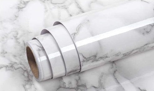 Self-Adhesive Marble Sheet for Kitchen & Home – Anti Oil & Heat Resistant Wallpaper
